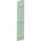 Ekena Millwork Americraft 3-Board (3 Batten) Wood Joined Board-n-Batten Shutters w/Ellipt Top, ARW401BE311X77SGH, PR ARW401BE311X77SGH - alternate 7